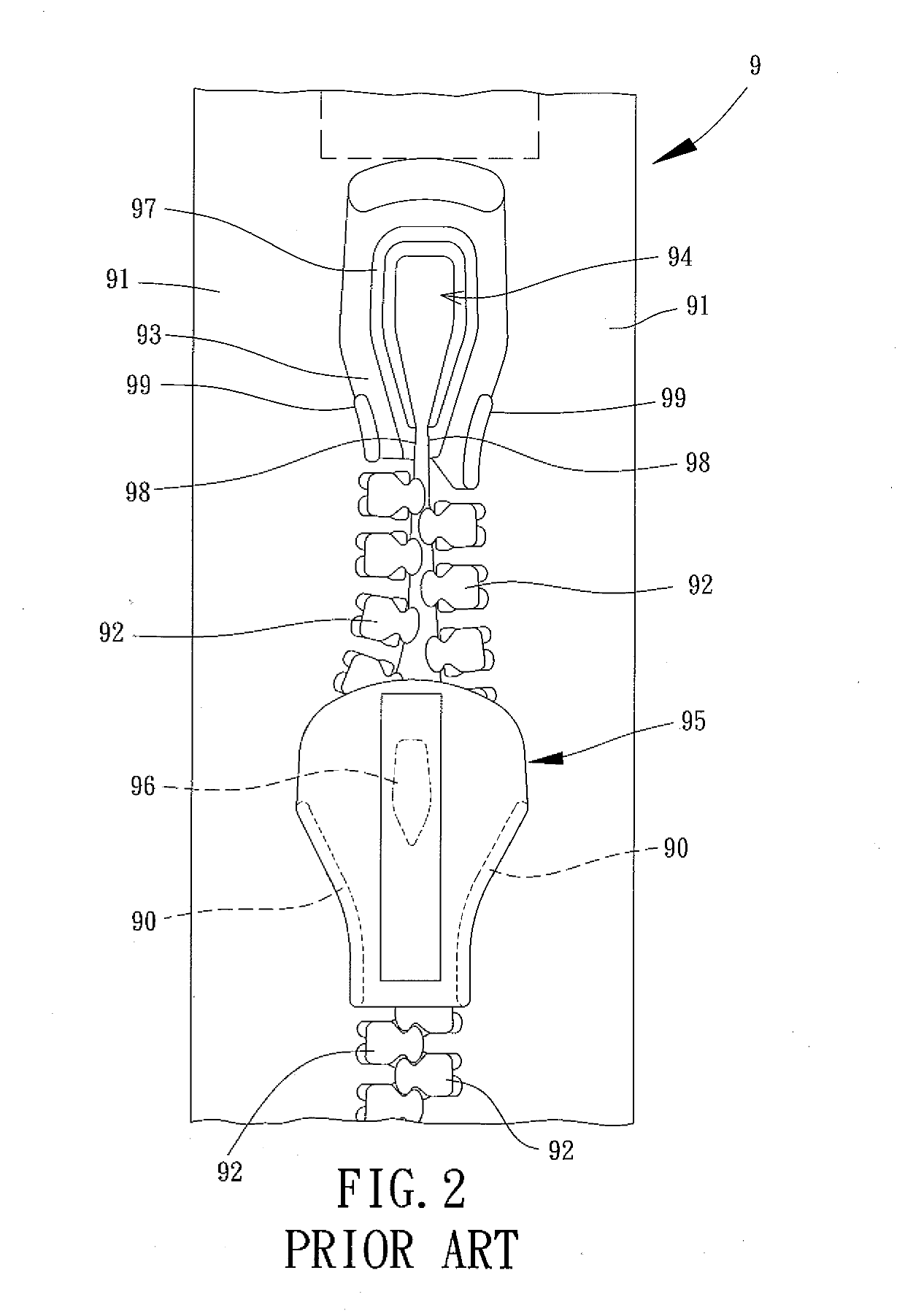 Watertight Slide Fastener