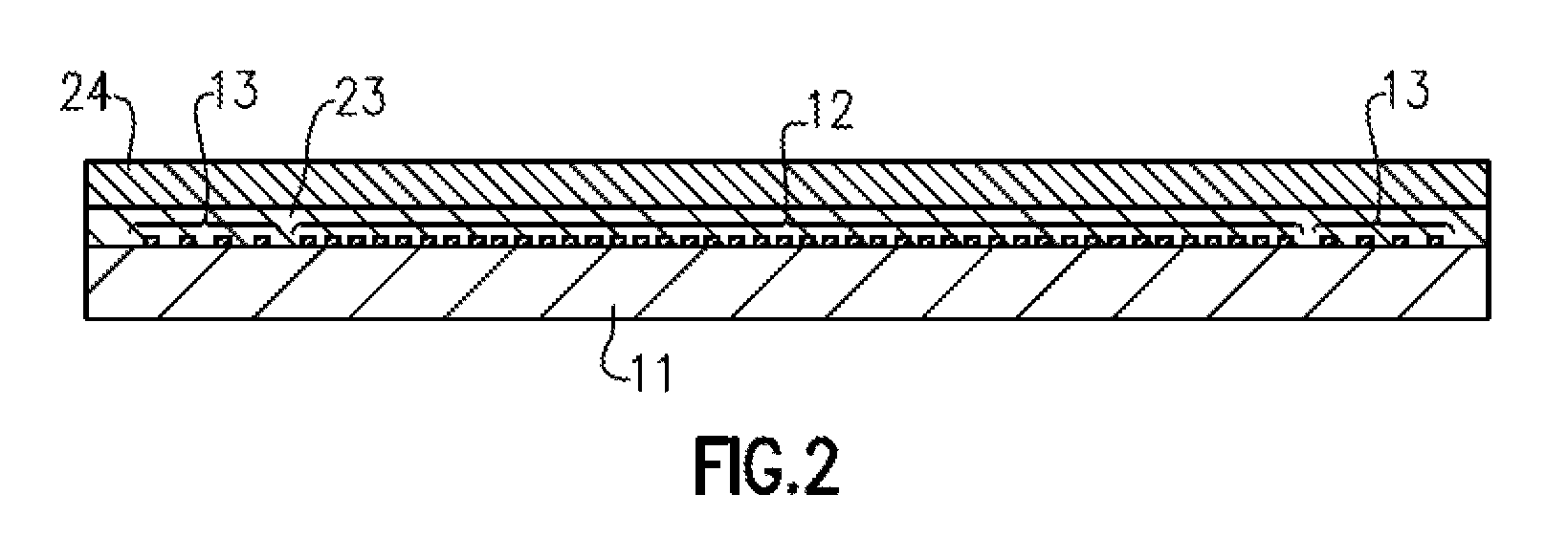 Elastic wave resonator including a constant pitch region with a tapering width