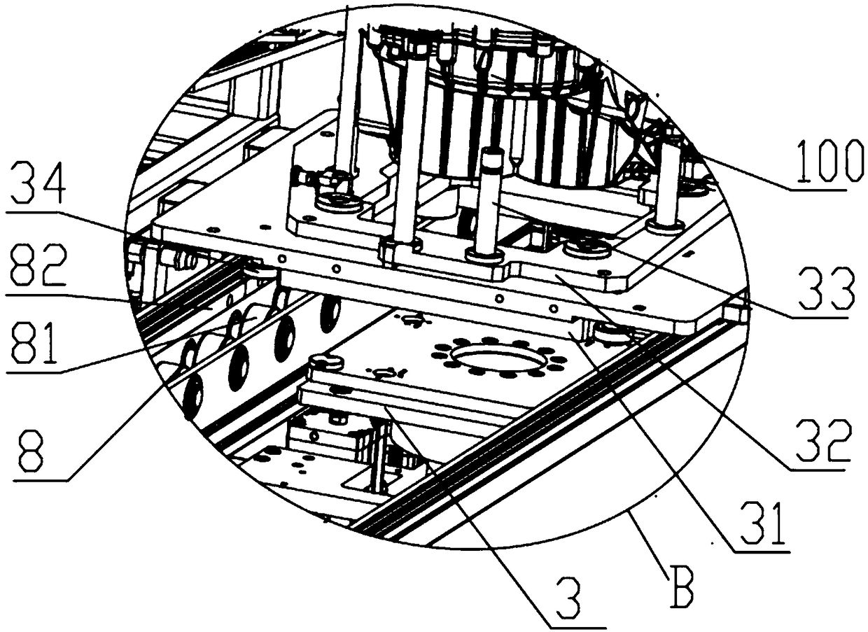 Mounting device for gearbox gear shifting assembly