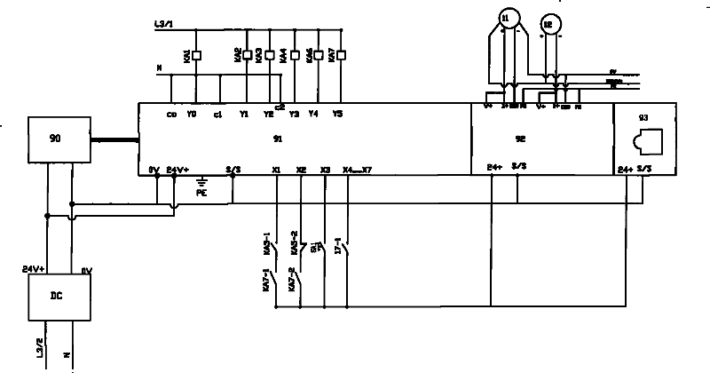 Adsorption type drier controller