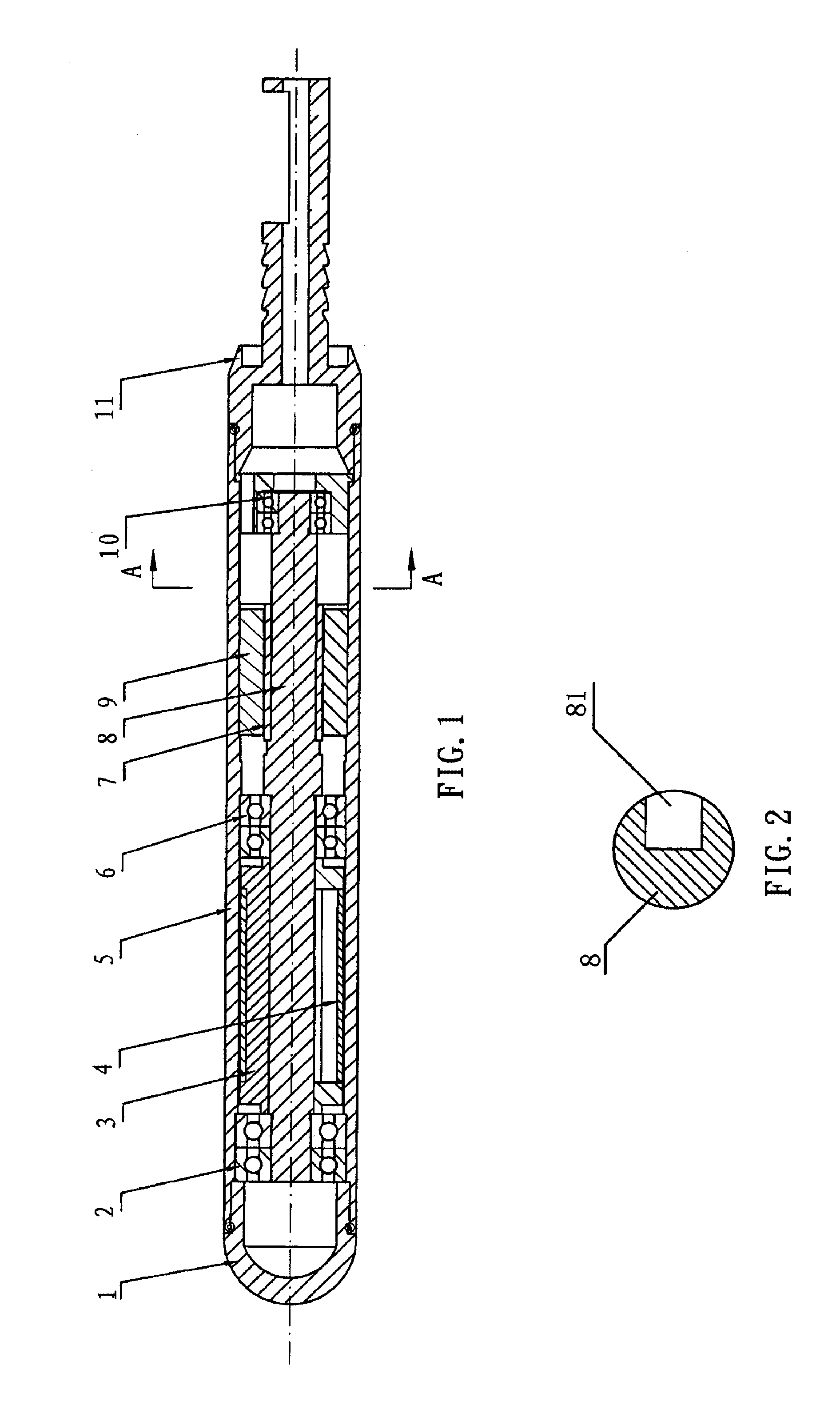 Battery powered concrete vibrator