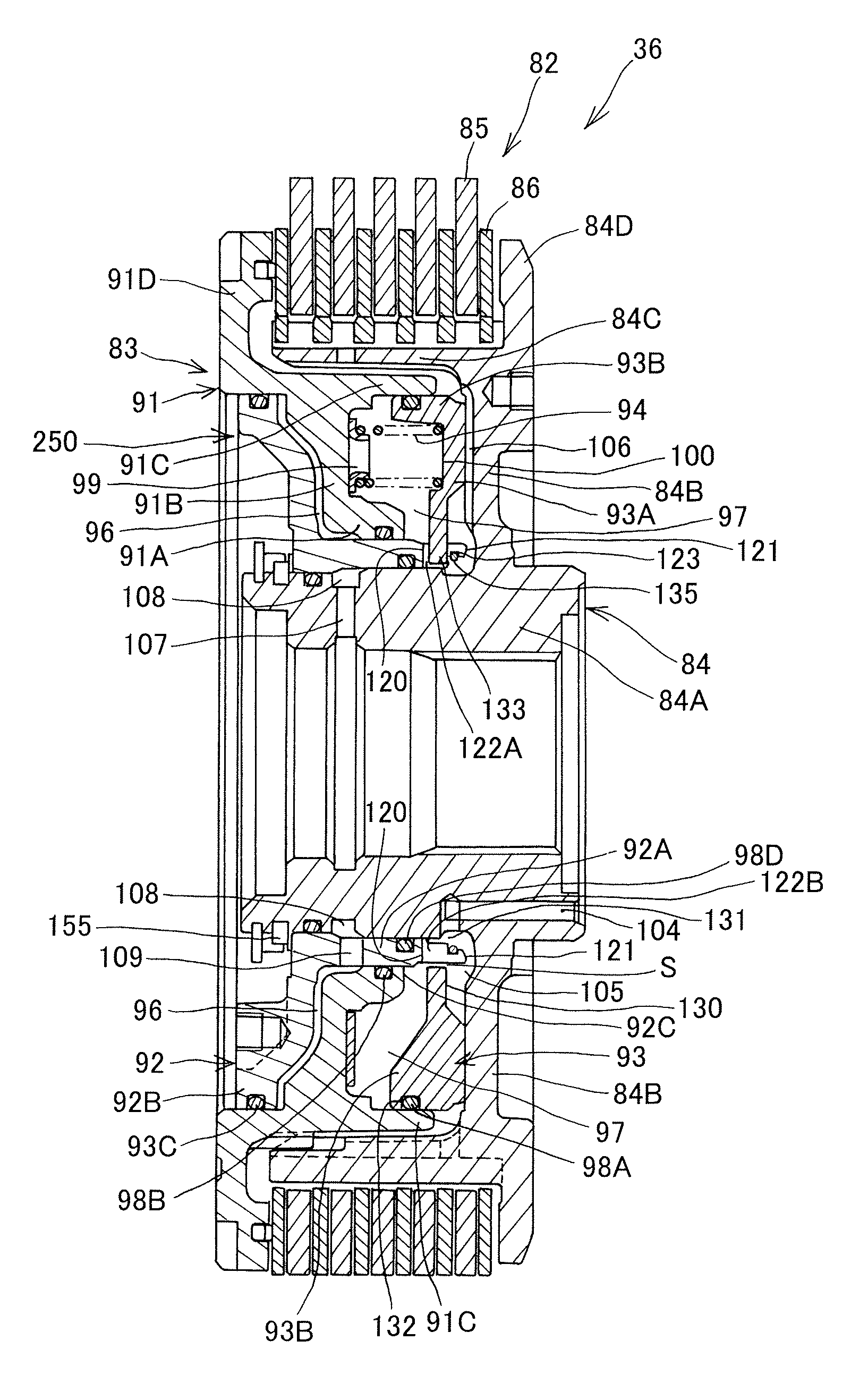 Hydraulic clutch device