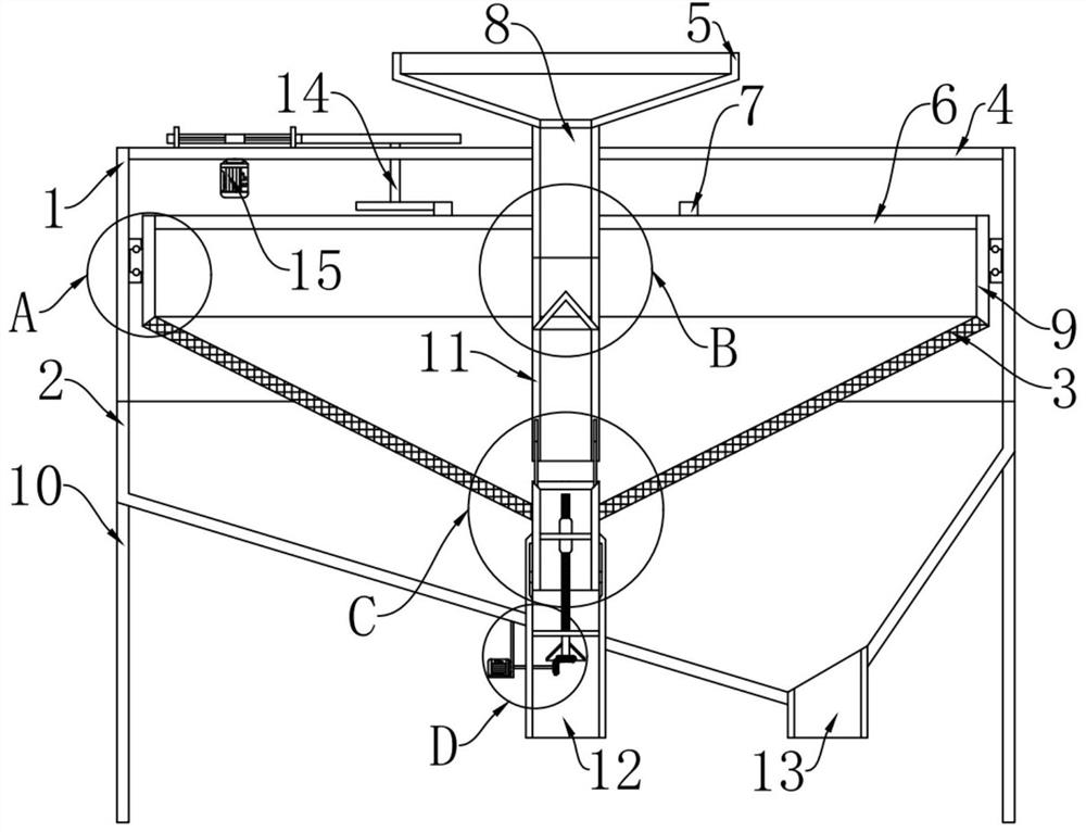 Agricultural soybean seed screening equipment