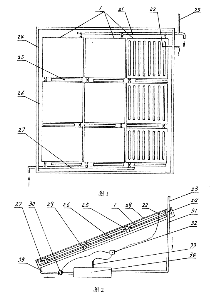 Anchor-pile-structured solar system fully utilizing lighting surface and ceramic solar panel thereof