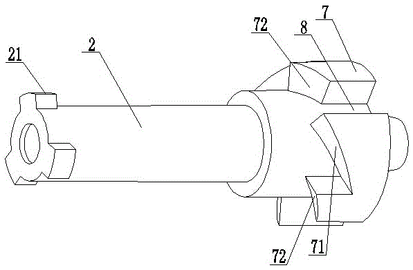 Medical forceps button type locking and clamping device and unlocking mode thereof