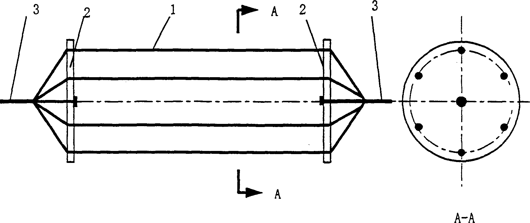 Method for mfg. large hole diamond coating drawing die