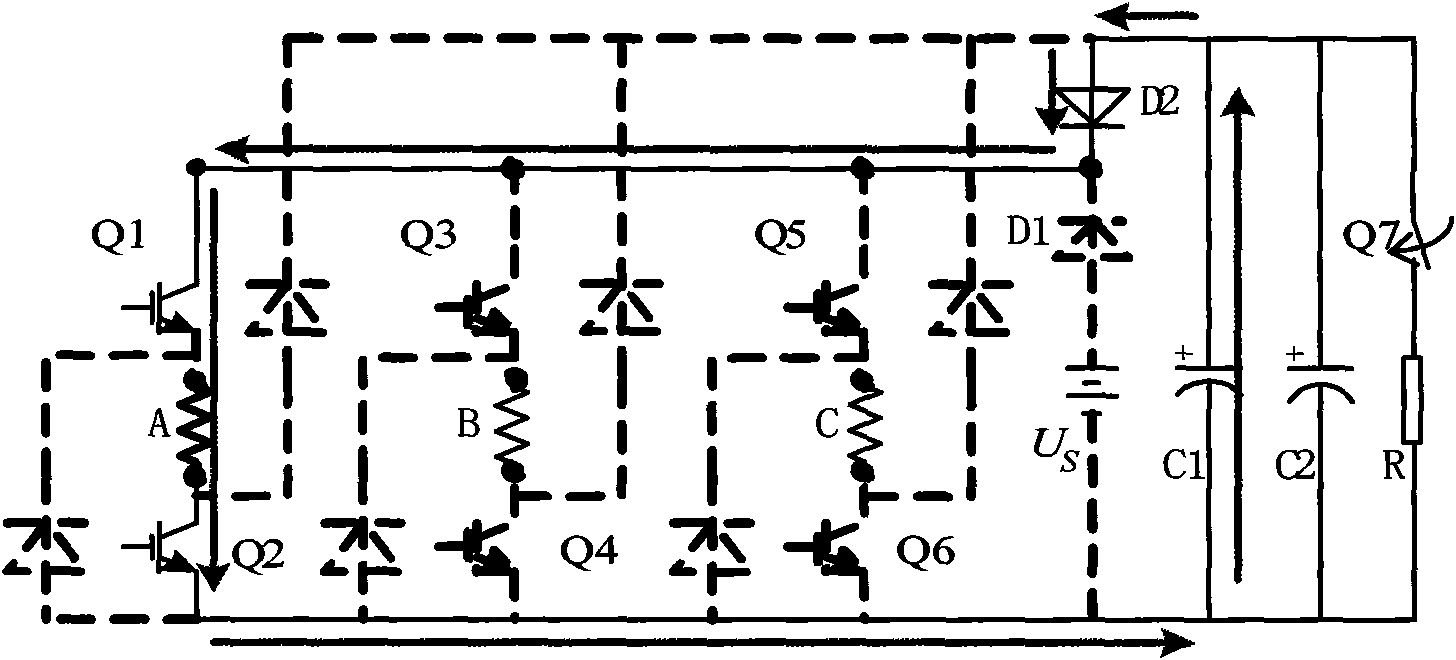 Power converter for switch reluctance starter/generator