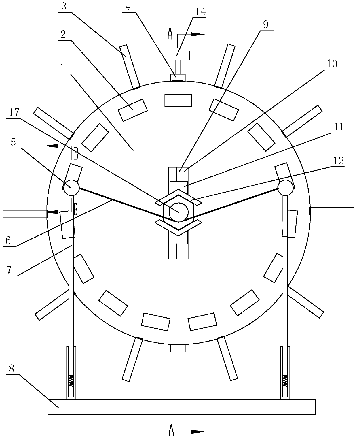 Bolt damage-free environment-friendly clearing device