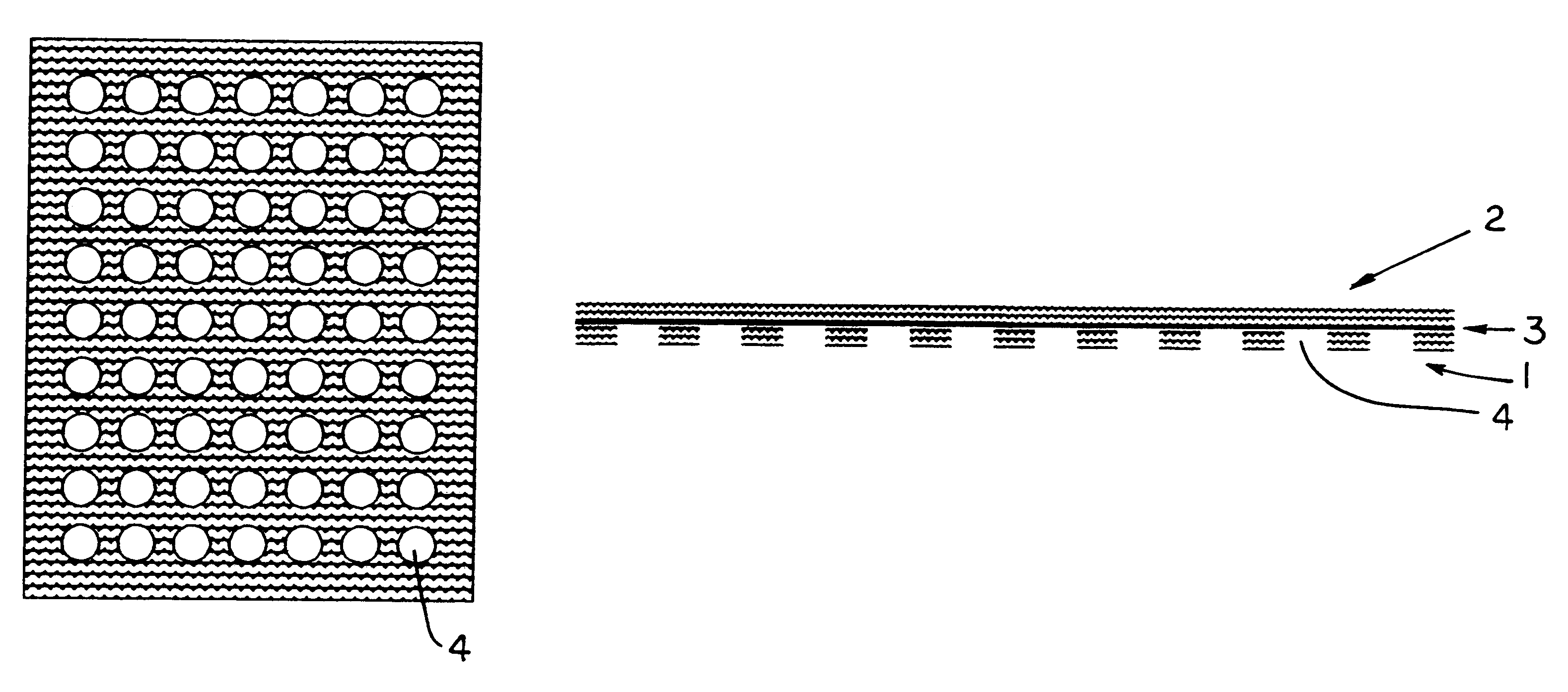 Cleaning sheet with particle retaining cavities