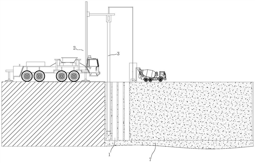 High-pressure jet grouting pile waterproof curtain construction method