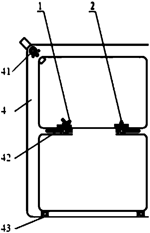 Throttle lever test frame