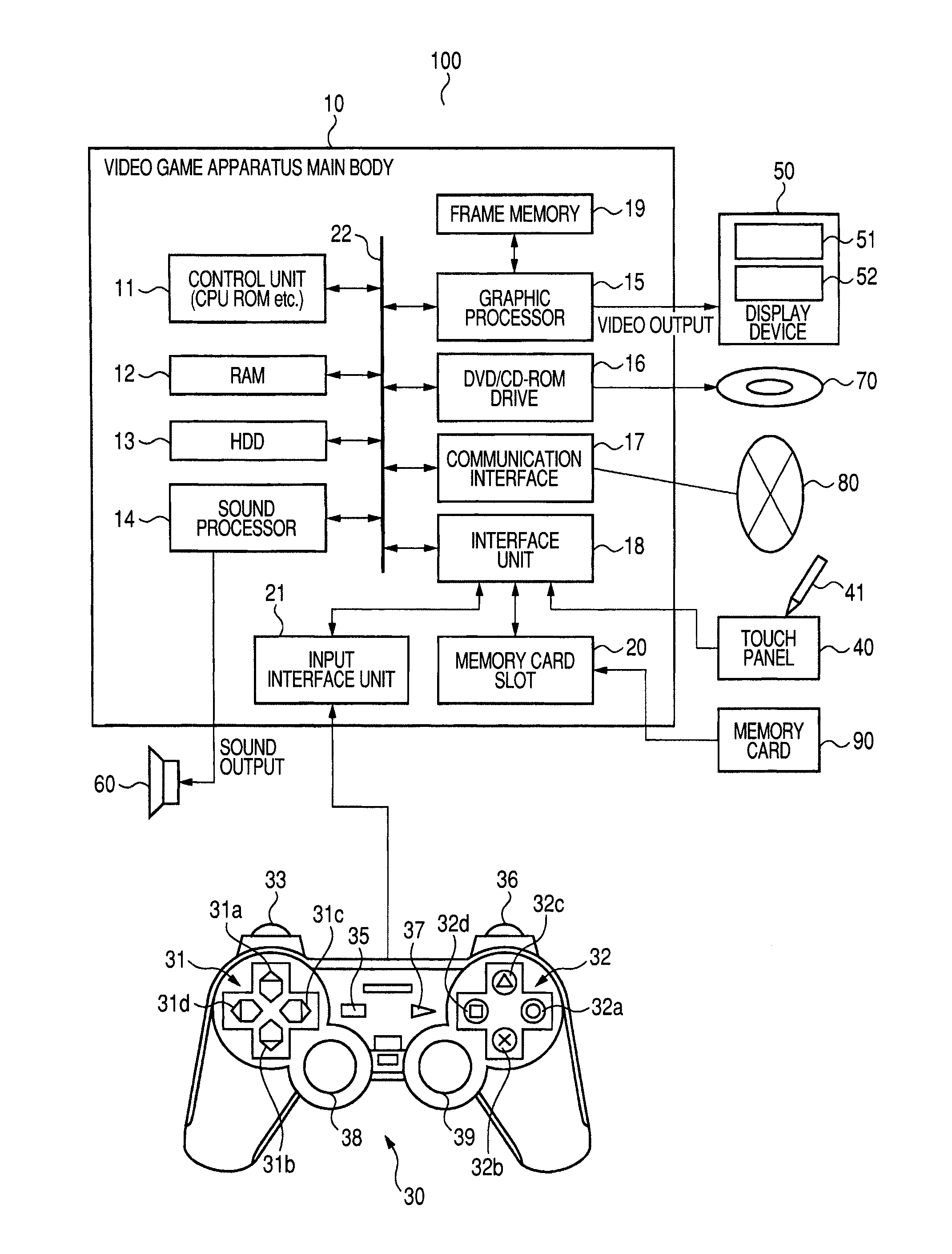 Video game apparatus, video game processing program, program recording medium, and video game processing method