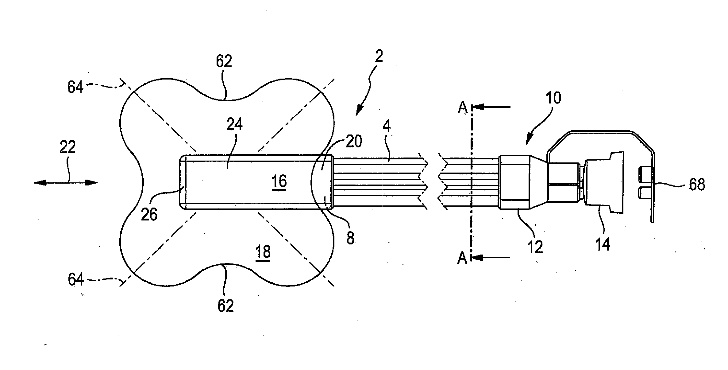 Method for producing a connection device for use in the negative pressure treatment of wounds