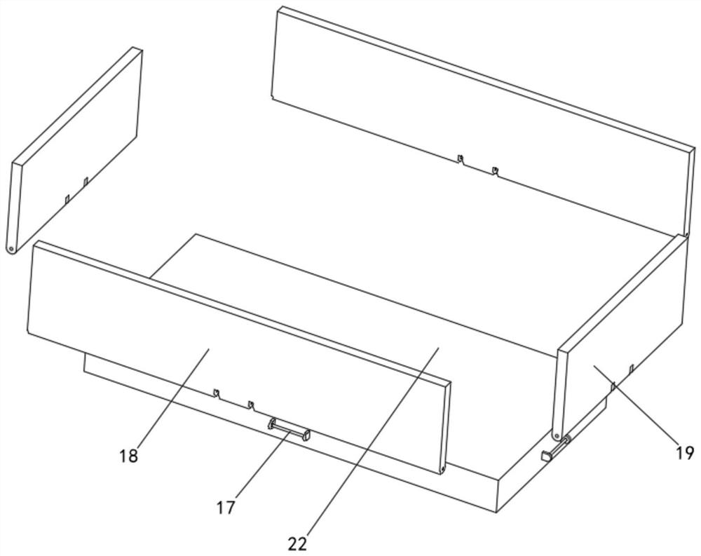 A production and processing device for building prefabricated components