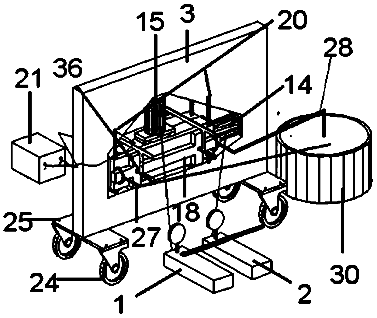 System and method for testing diffusion ability of chloride ions in concrete under bending load effect