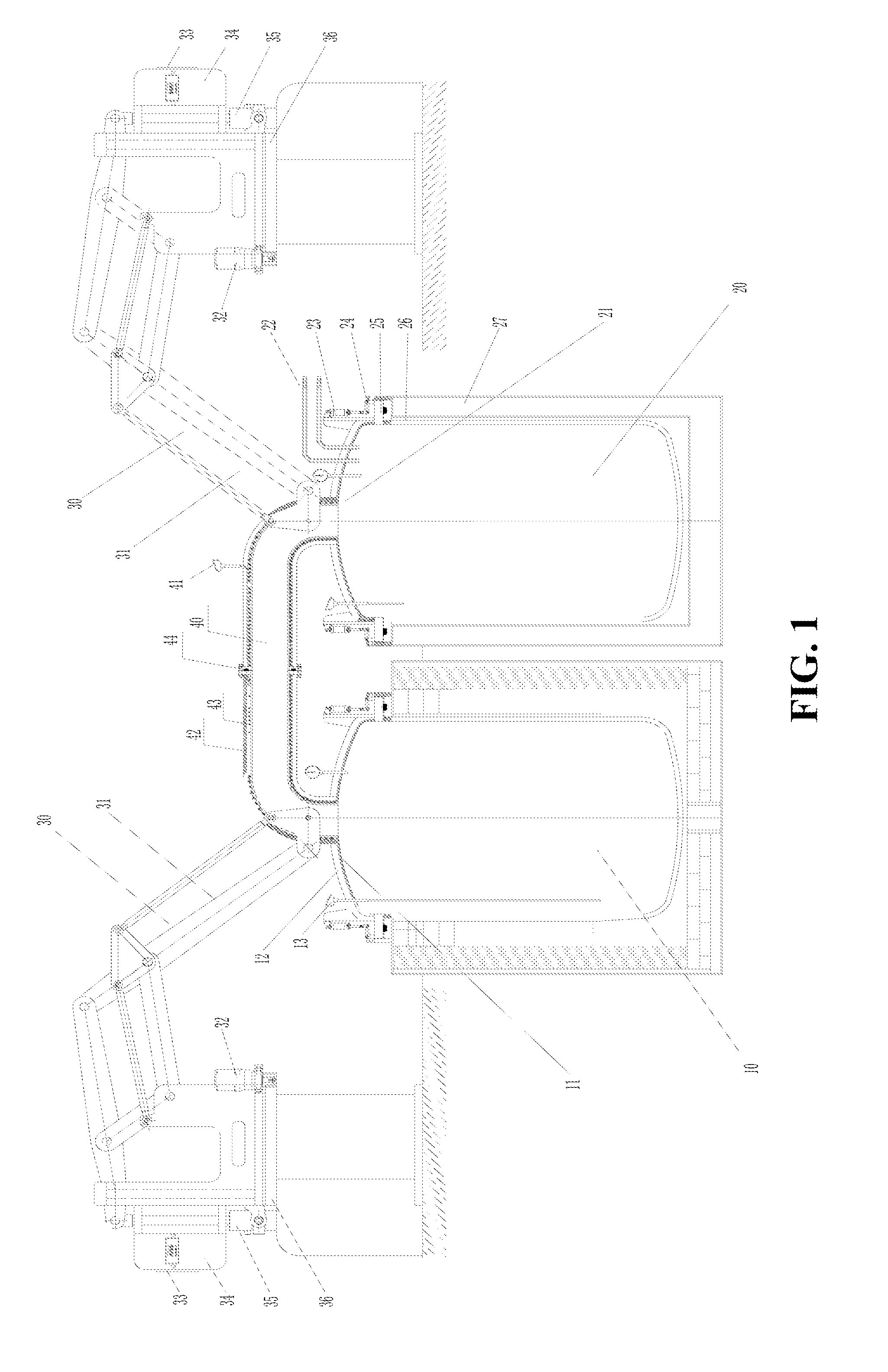 Distillation equipment for producing sponge titanium