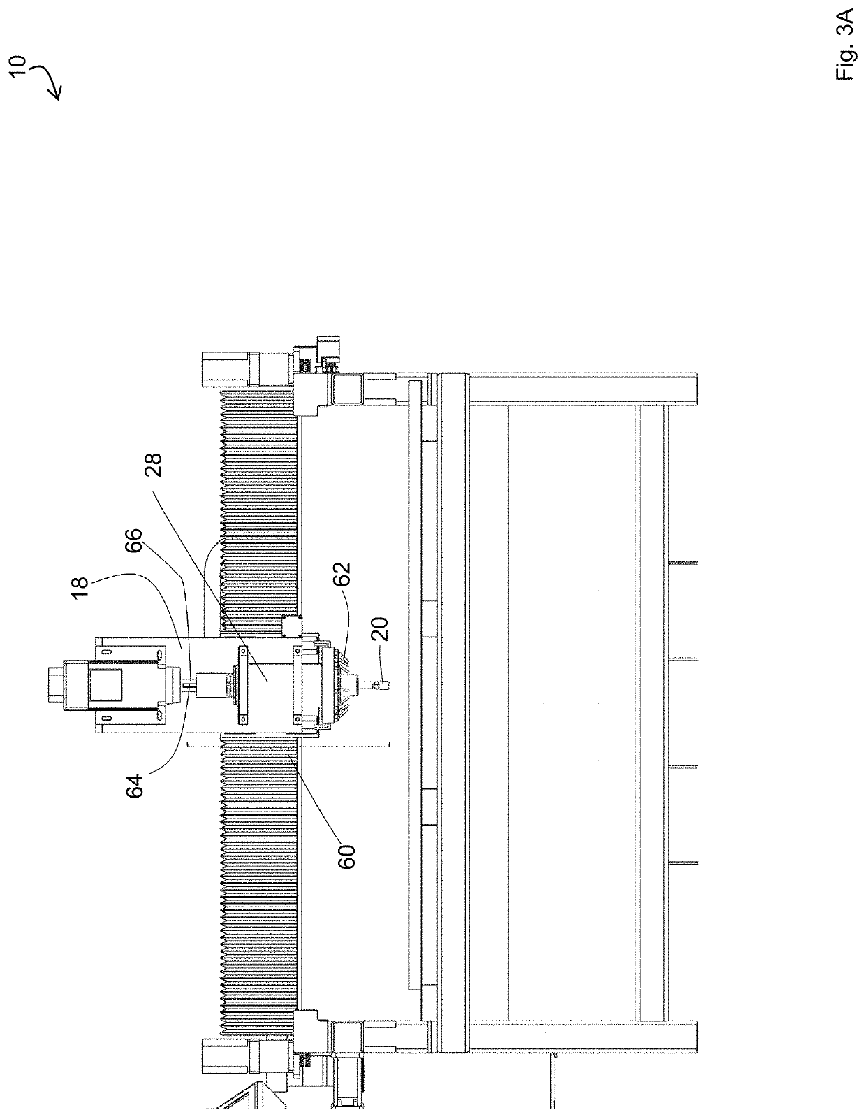 CNC sink aperture cutting machine and method