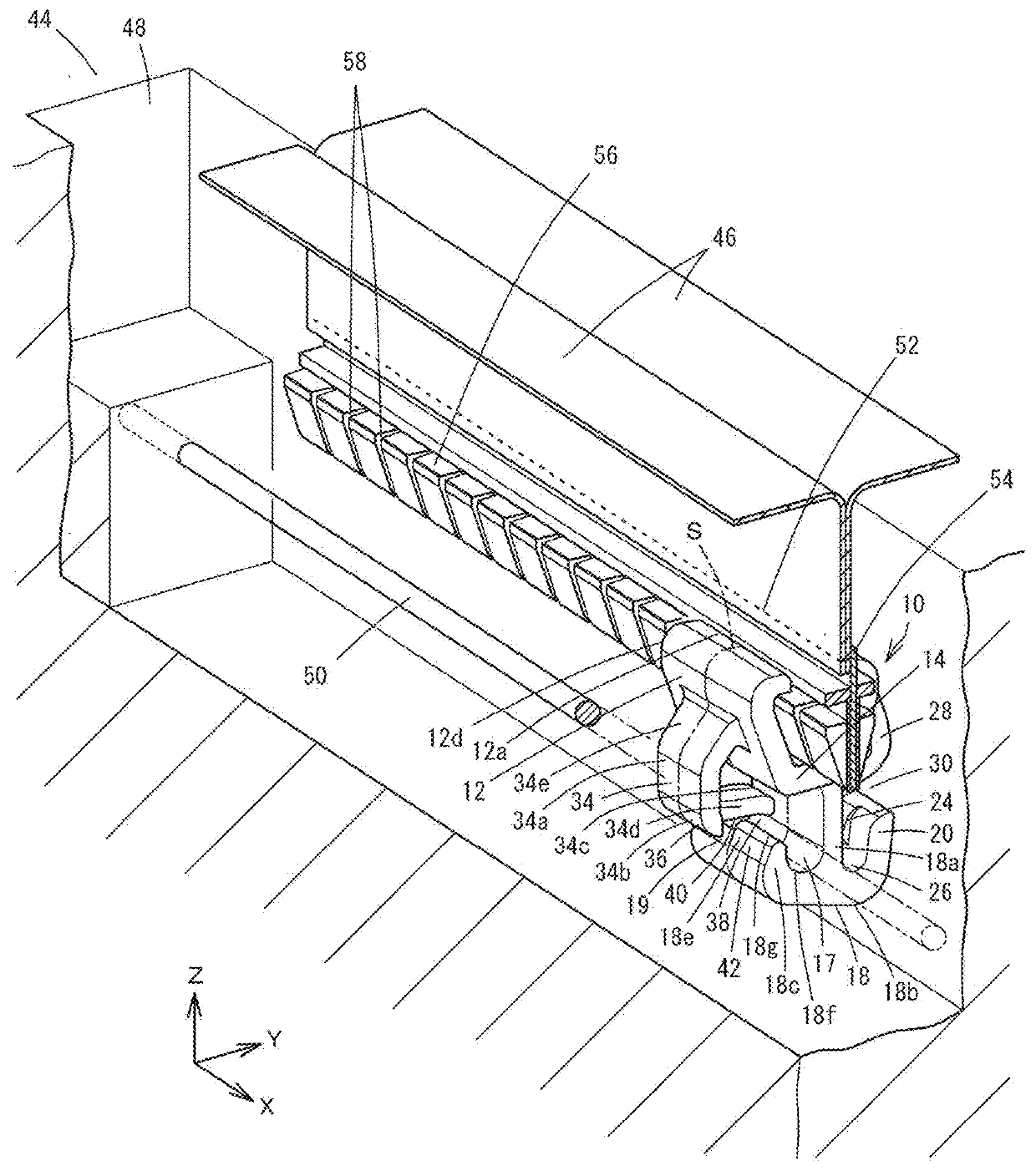 Skin-Material Fixing Clip