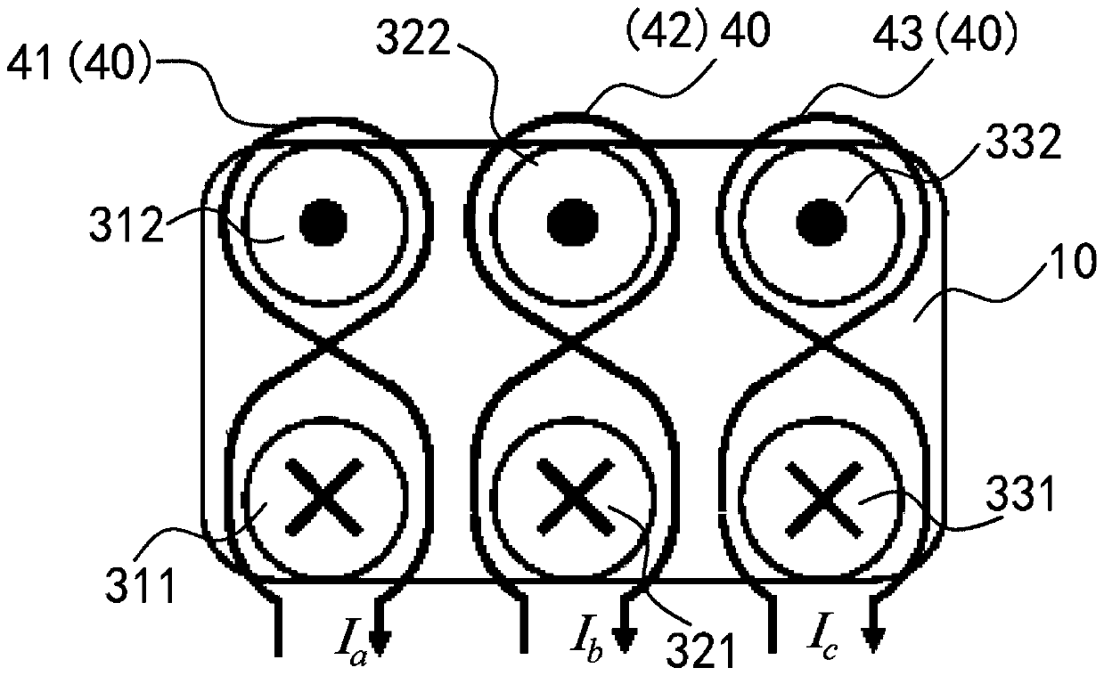 Three-phase inductor and power module