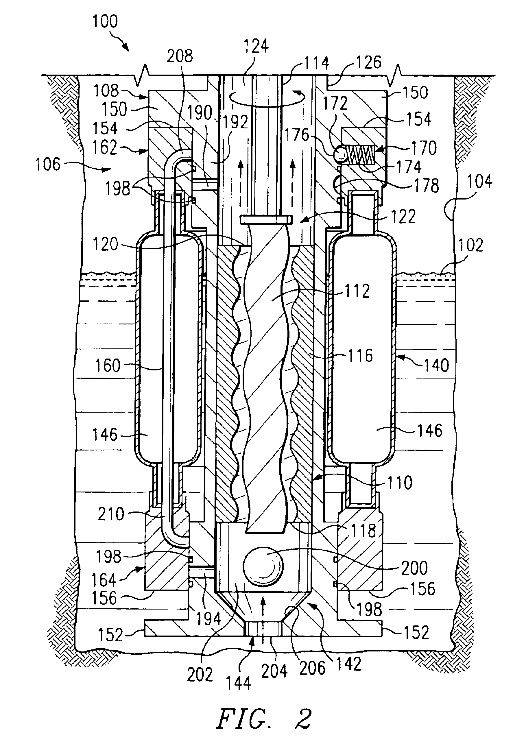 Fluid controlled pumping system and method