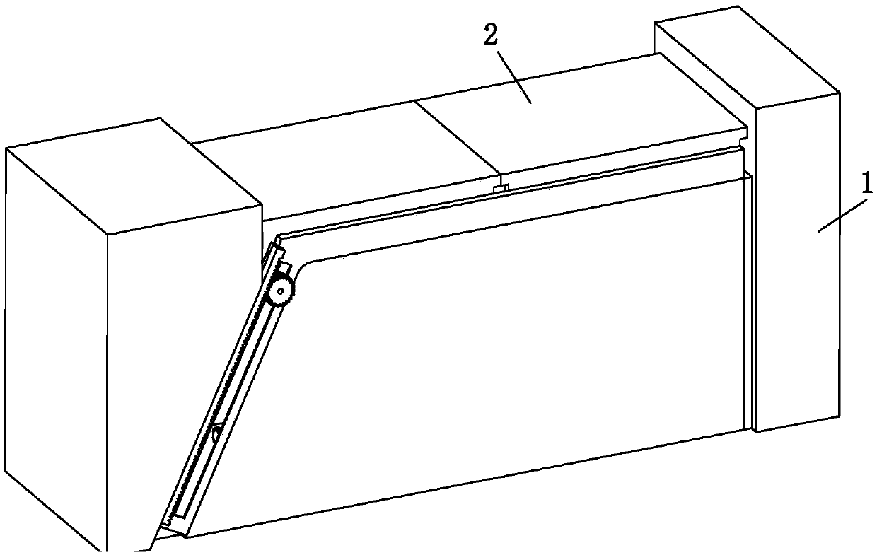 Working method of storage equipment for medical apparatus and instruments