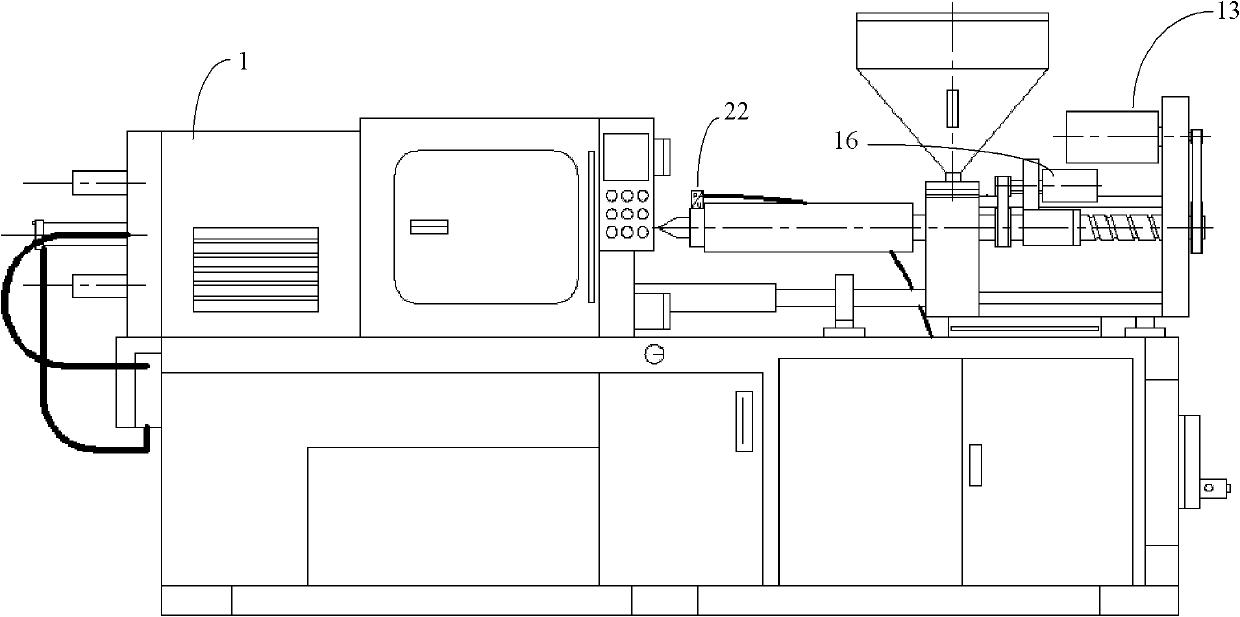 Molten gel back pressure control system and method for electrically controlled injection molding machine