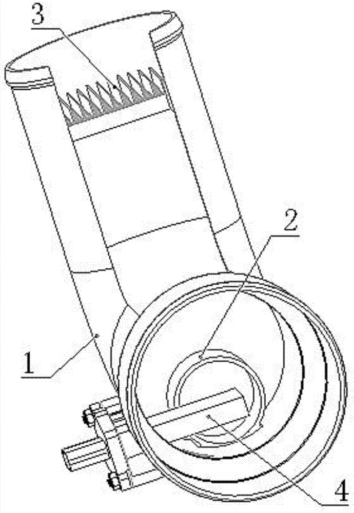 Intake flow sensor adaptive pipeline and engine intake system