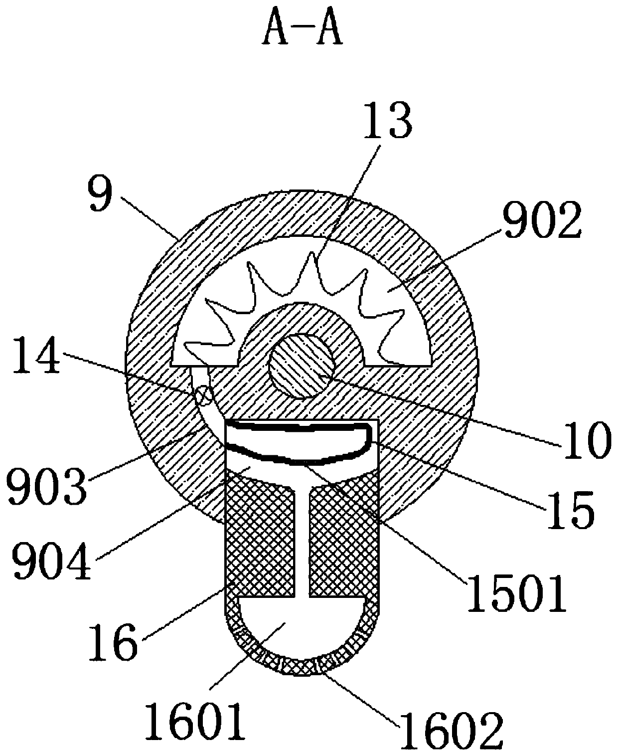 Tunnel drain pipe deicing internet monitoring device for reducing melting point based on pressure