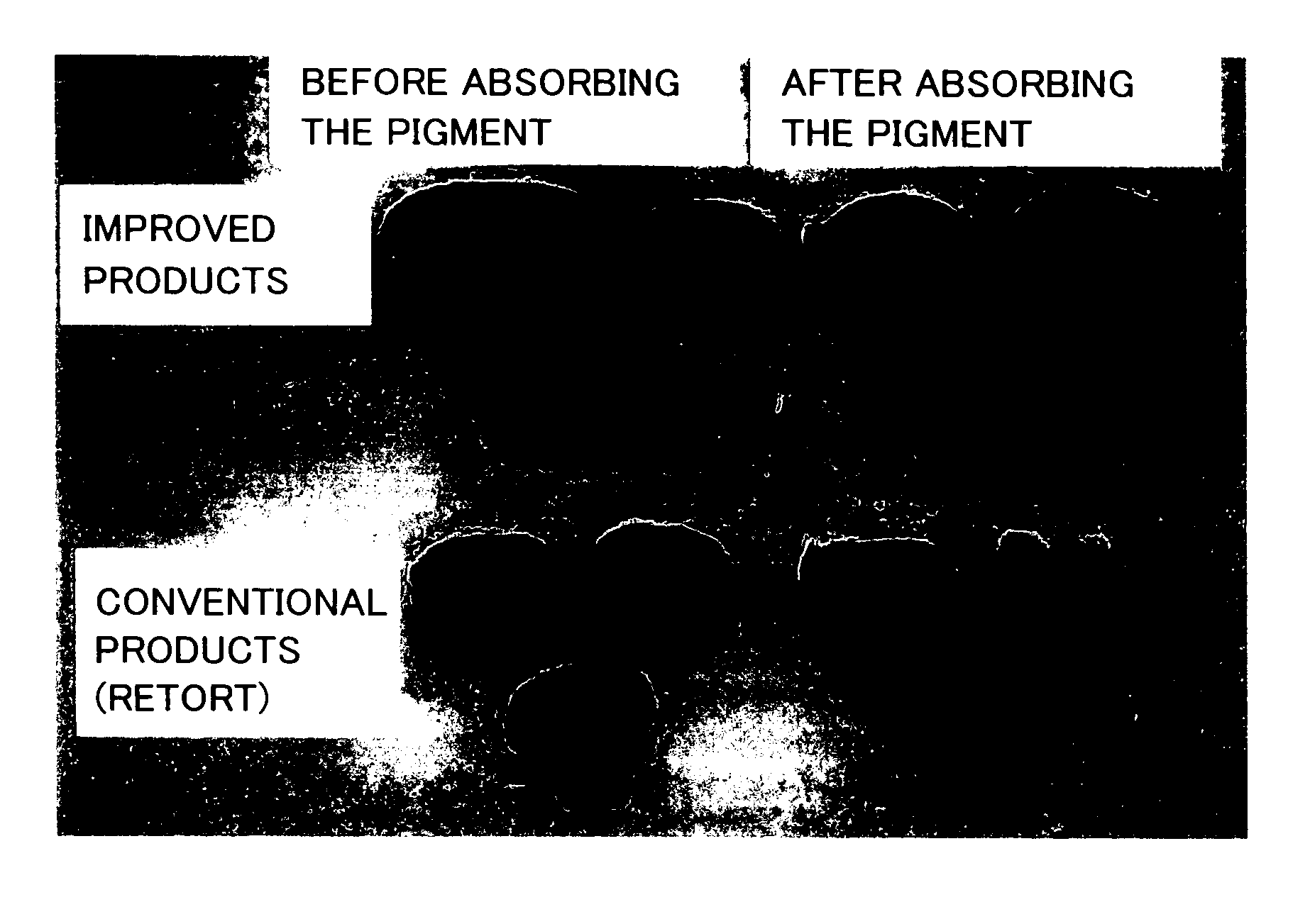 Processed foods containing fungi for cooking by heating with a microwave oven