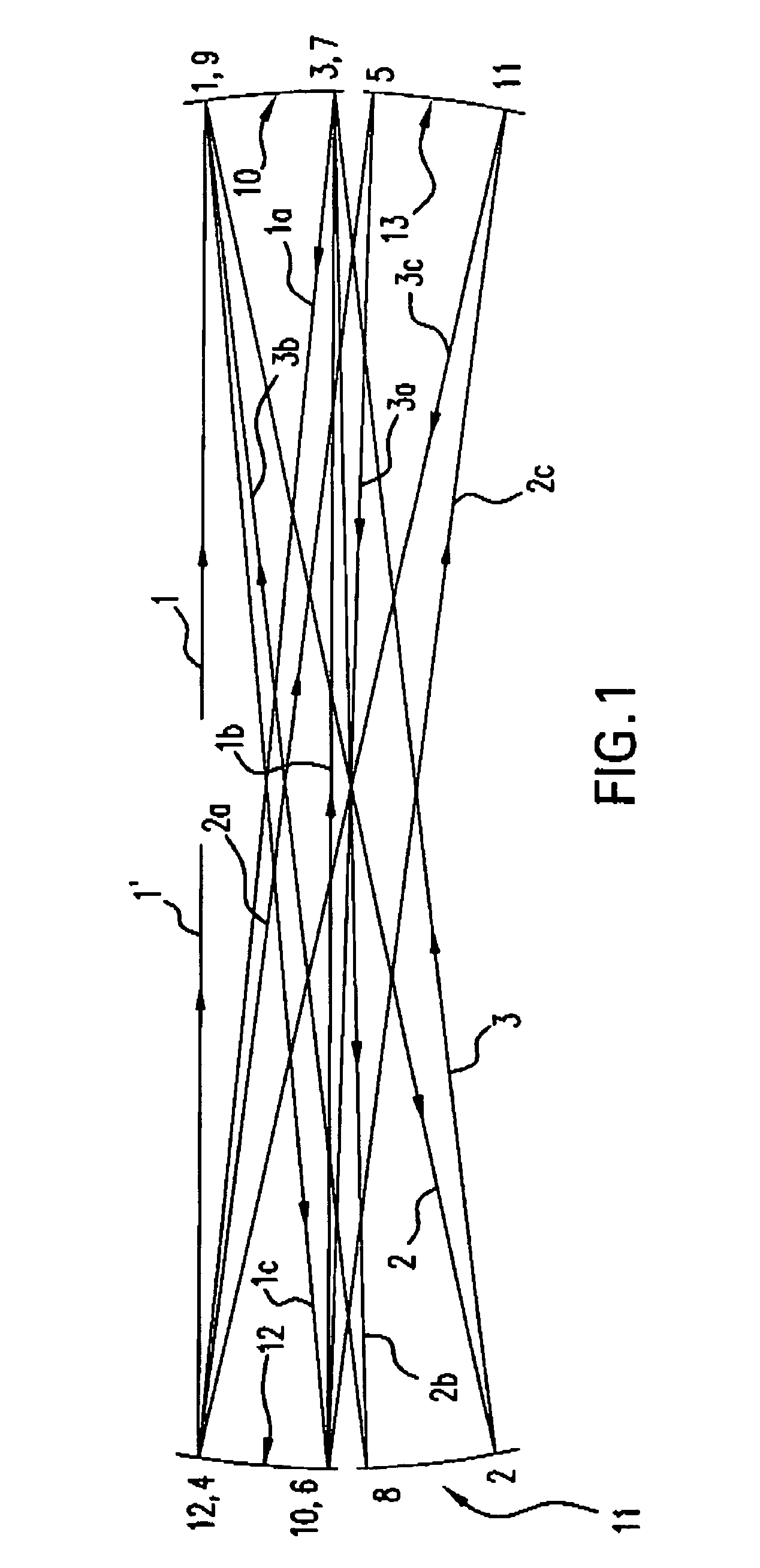 Laser output light pulse stretcher