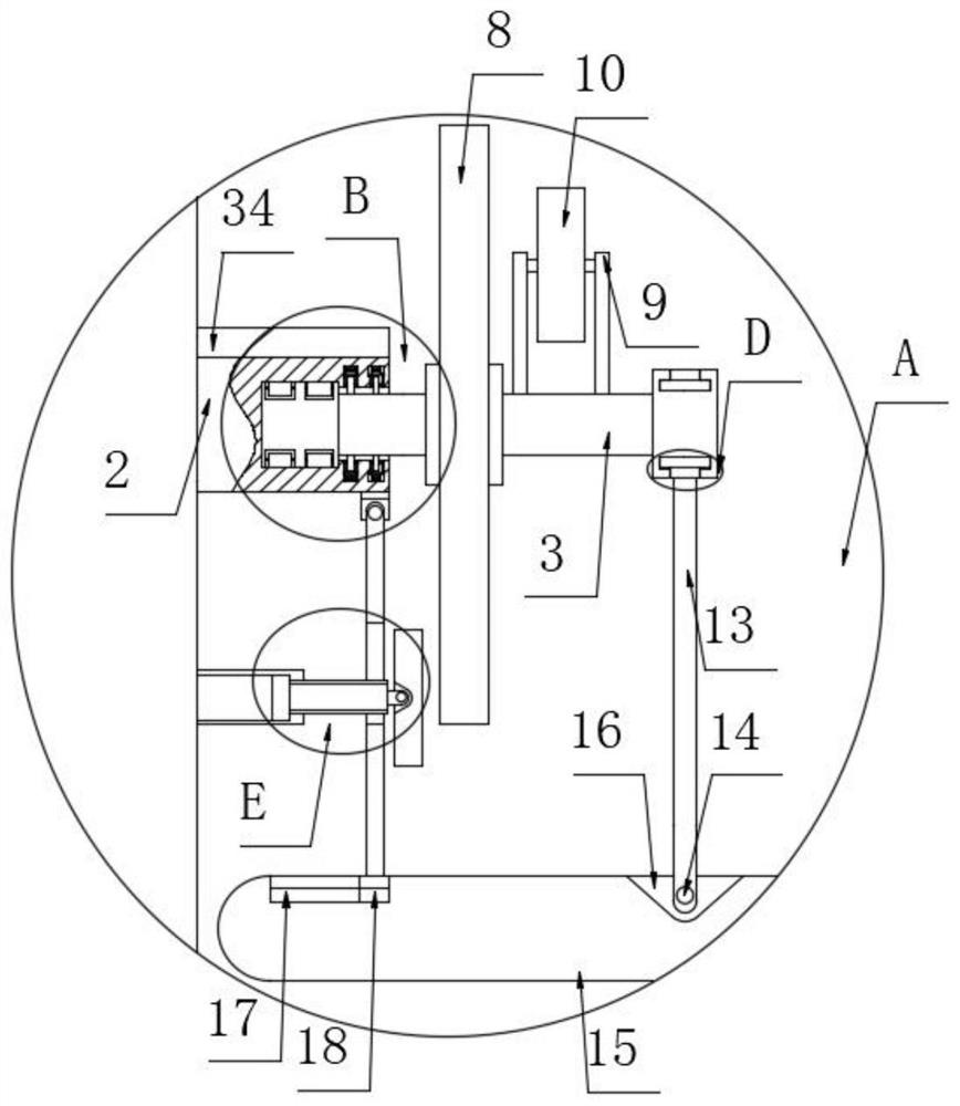 Anti-rollover structure of a ship