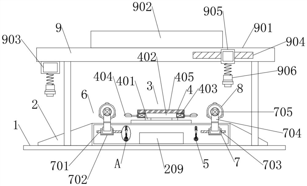 Tire inflation device for new energy vehicle