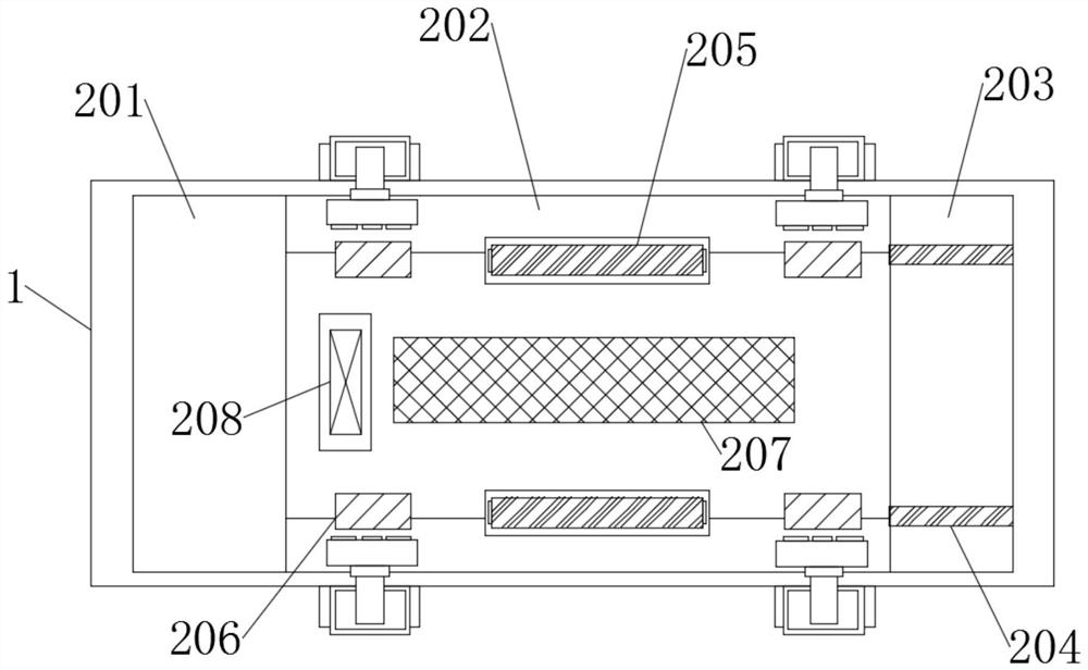 Tire inflation device for new energy vehicle