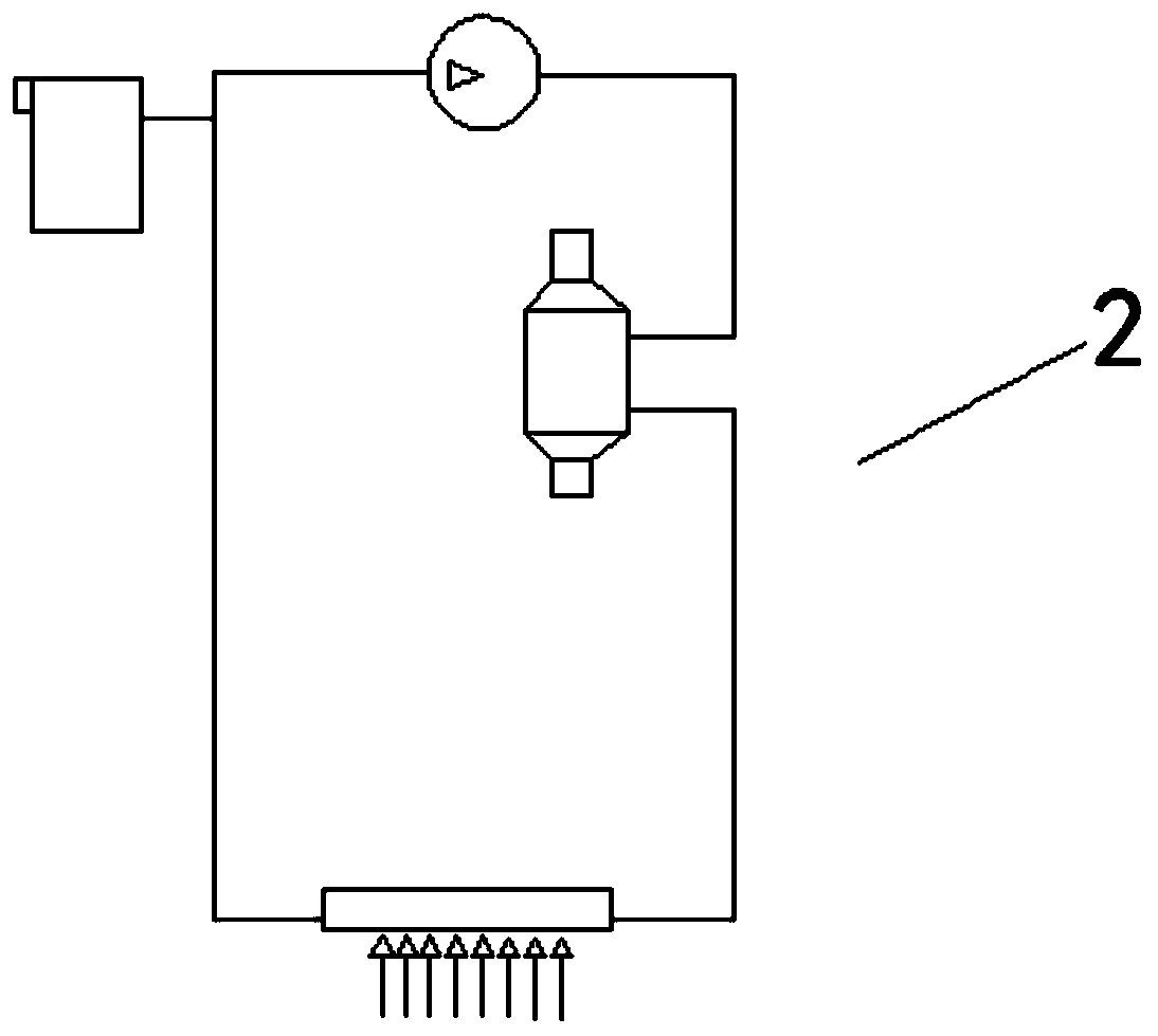 Cooling system and cooling system adjustment method