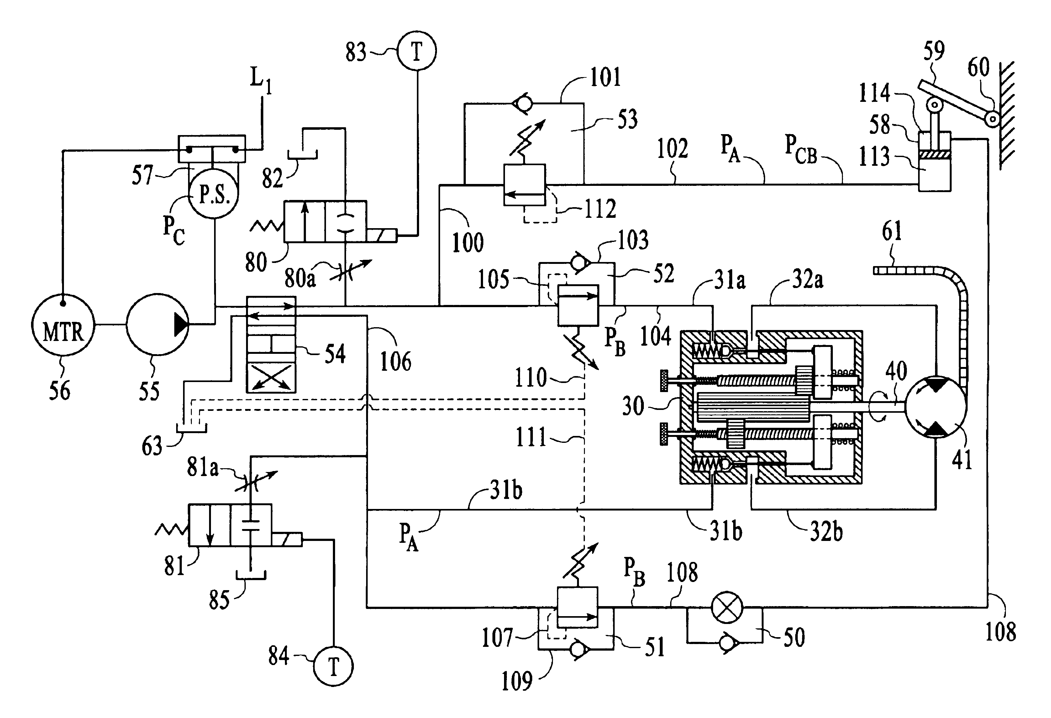 Hydraulic/pneumatic apparatus