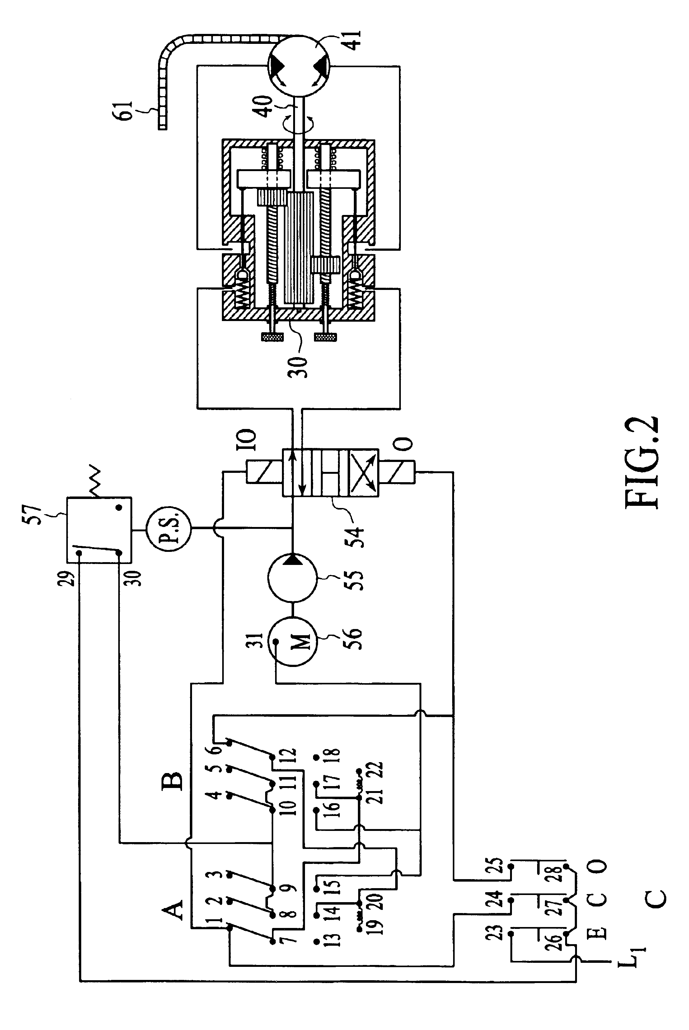 Hydraulic/pneumatic apparatus