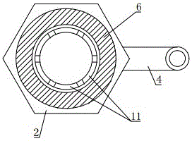 Water-proof device for incoming line of meter box