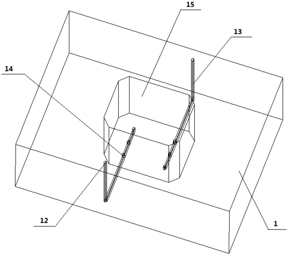 Socket and spigot joint type connection structure for bridge prefabricated pier stand column and bearing platform and splicing method of socket and spigot joint type connection structure