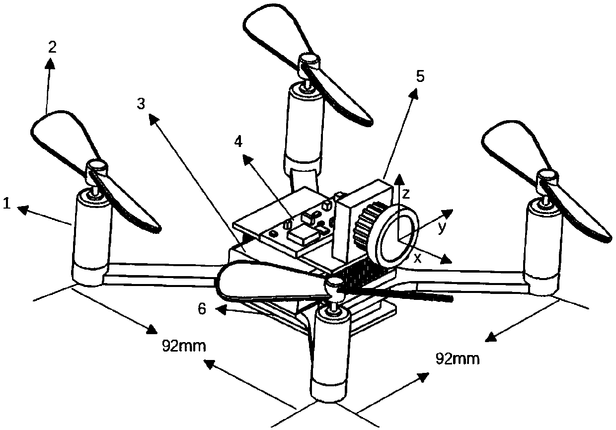 Nano type drone target tracking method based on concentric circles