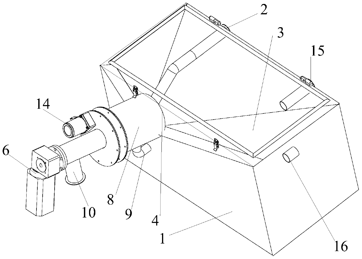 Stirring cage with solid-liquid separating function