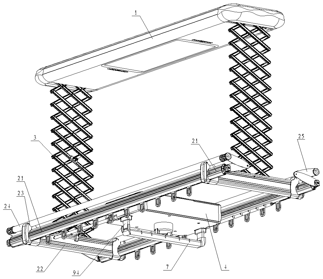 Clothes airing machine having ironing and caring function