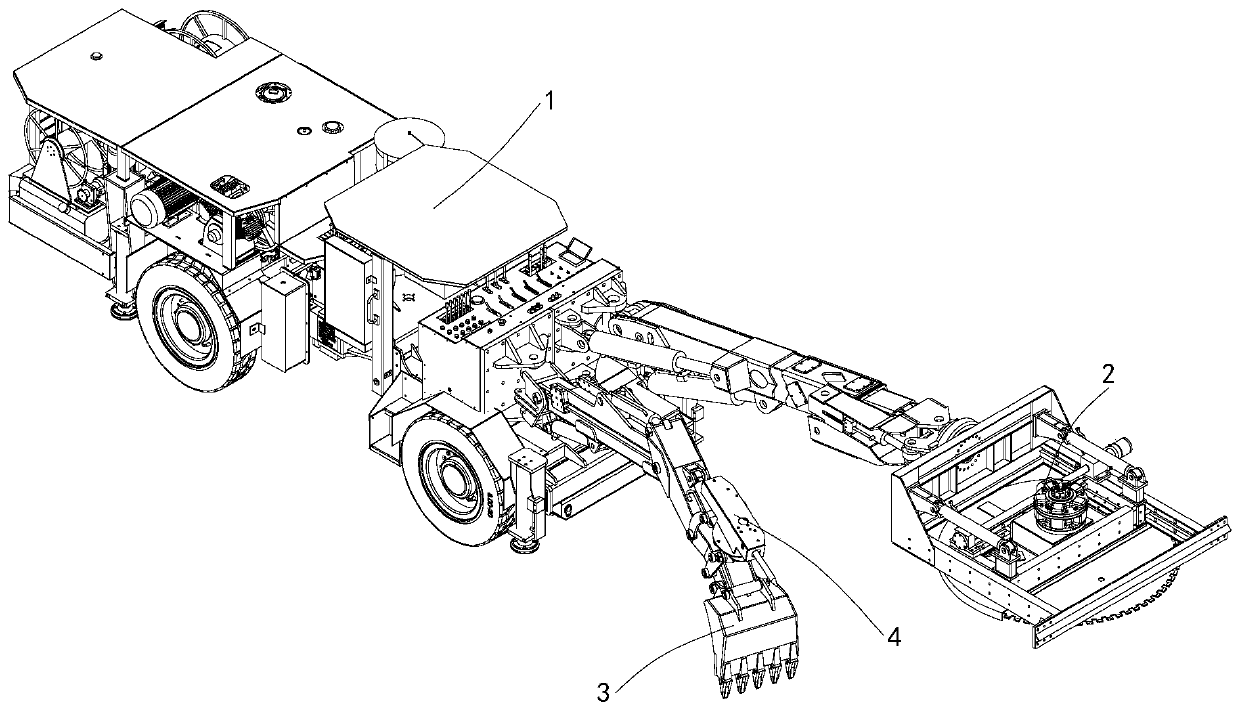 Mining cutting trolley