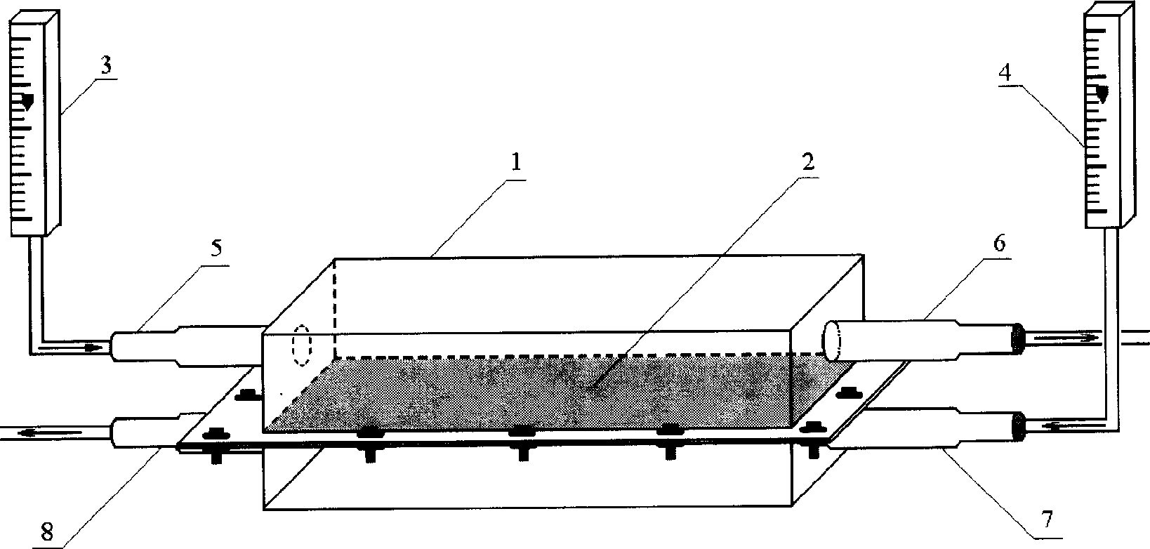 Method for measuring microcellular plate-type membrane porosity