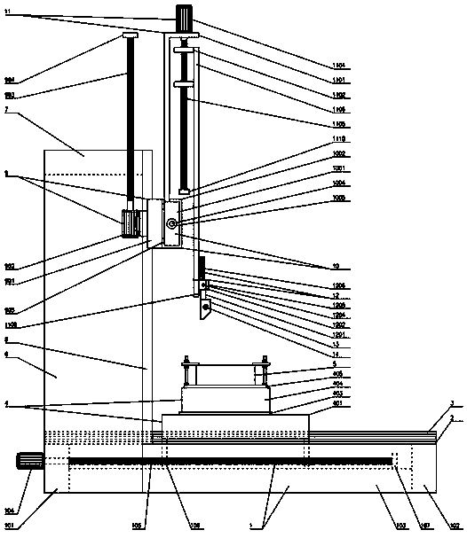 Milling machine for machining graphite insulation barrels