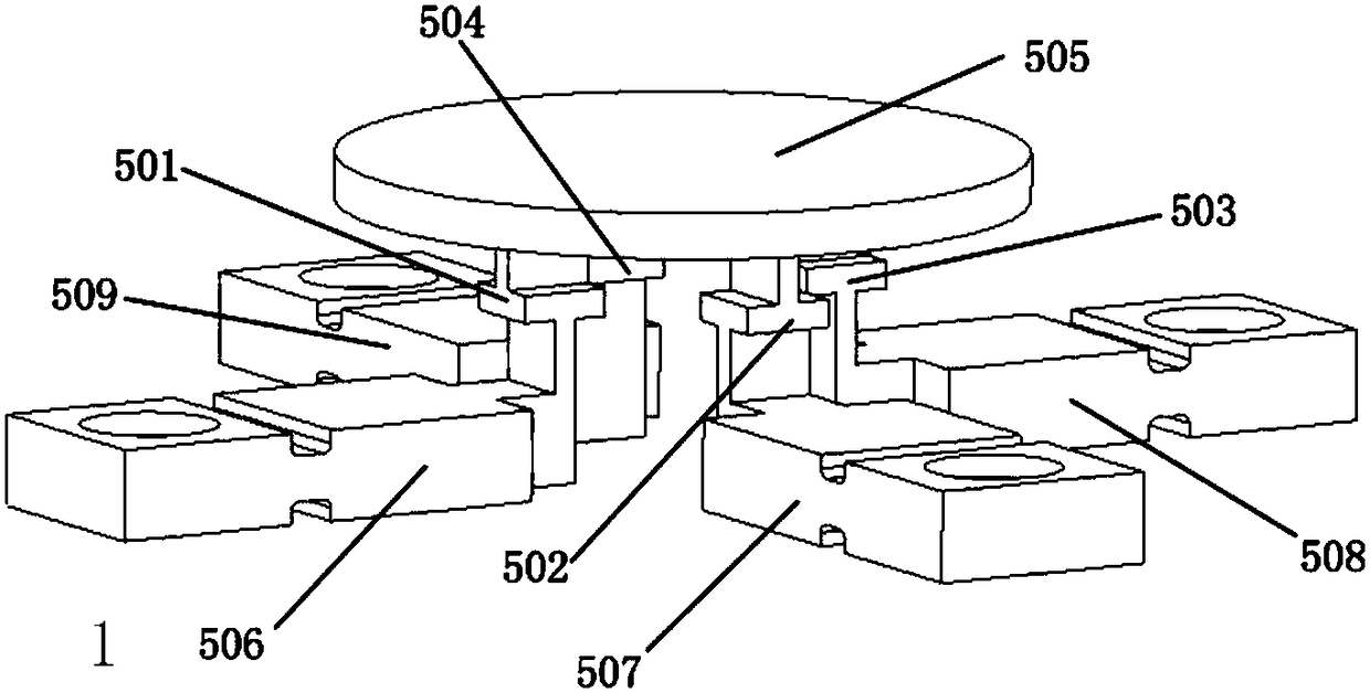 Large deflection angle piezoelectric two-dimensional pointing mechanism with decoupling function and its driving method