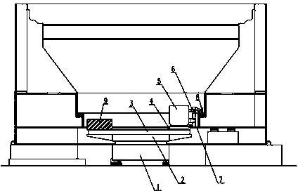 Machine tool for machining inner bore and end surfaces of flange of shield tunneling machine