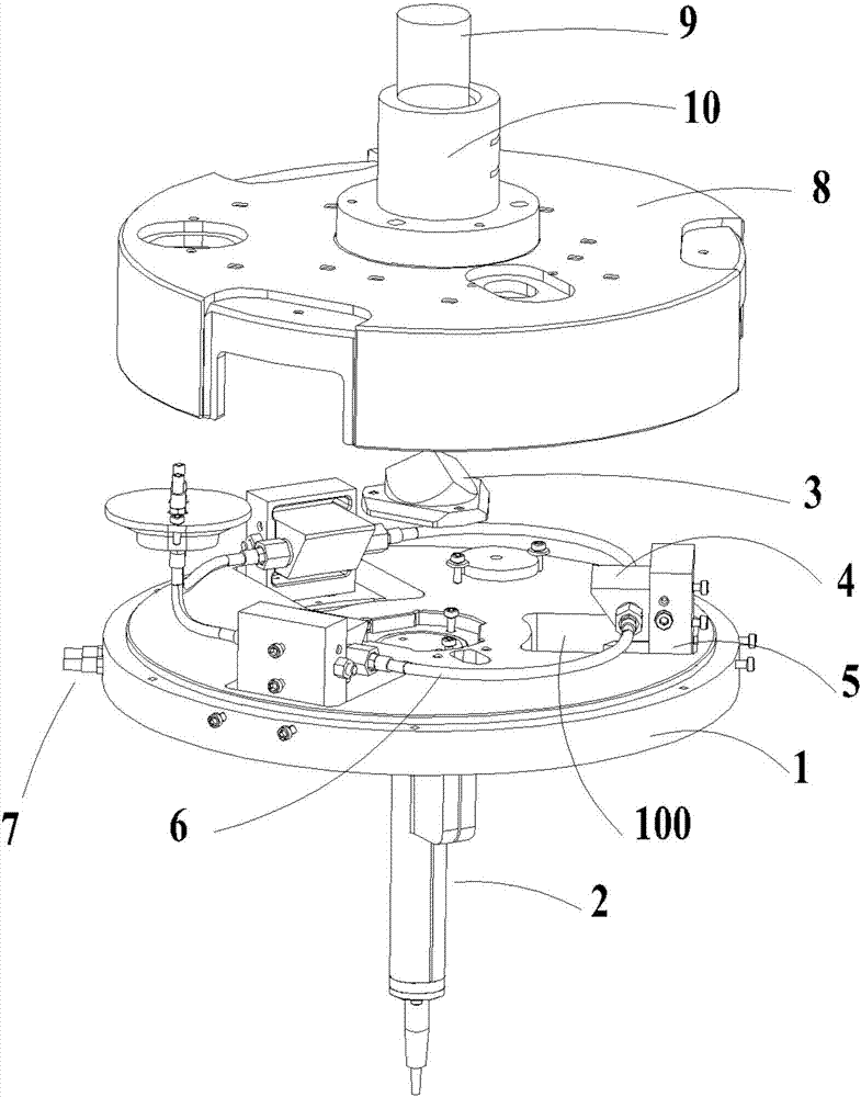 Laser cladding device