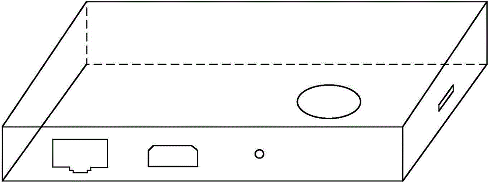 Networking device for suspension-type network television