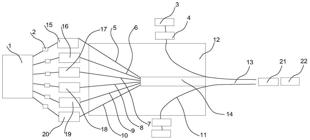 A functional fiber and its microfluidic spinning device and fiber preparation method