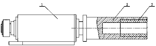 Cylinder liner blank casting machine mold automatic cleaning device